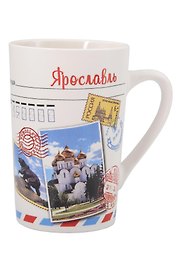 Кружка Ярославль,Марки (300мл) (фарфор) (Ярославль) (065-4-27ST-CL)
