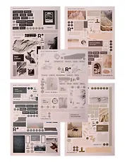 Набор стикеров "Строгие" (5 листов)