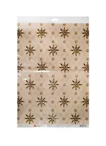 ЧИП АРТ Декупажная карта "Рождественские звезды"