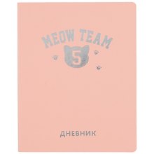 Дневник школьный Listoff, "Silver Lines. Meow"