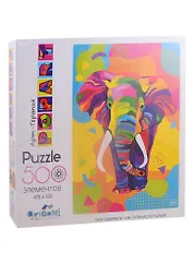 Пазл Арт-терапия 500 эл. Поп-арт.Слон.05563