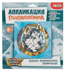 Сверкающая мозаика. Хаски