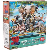 Пазл 150 Super 3D Kids Улыбка Африки (46х31) (5+) (10873) (коробка)