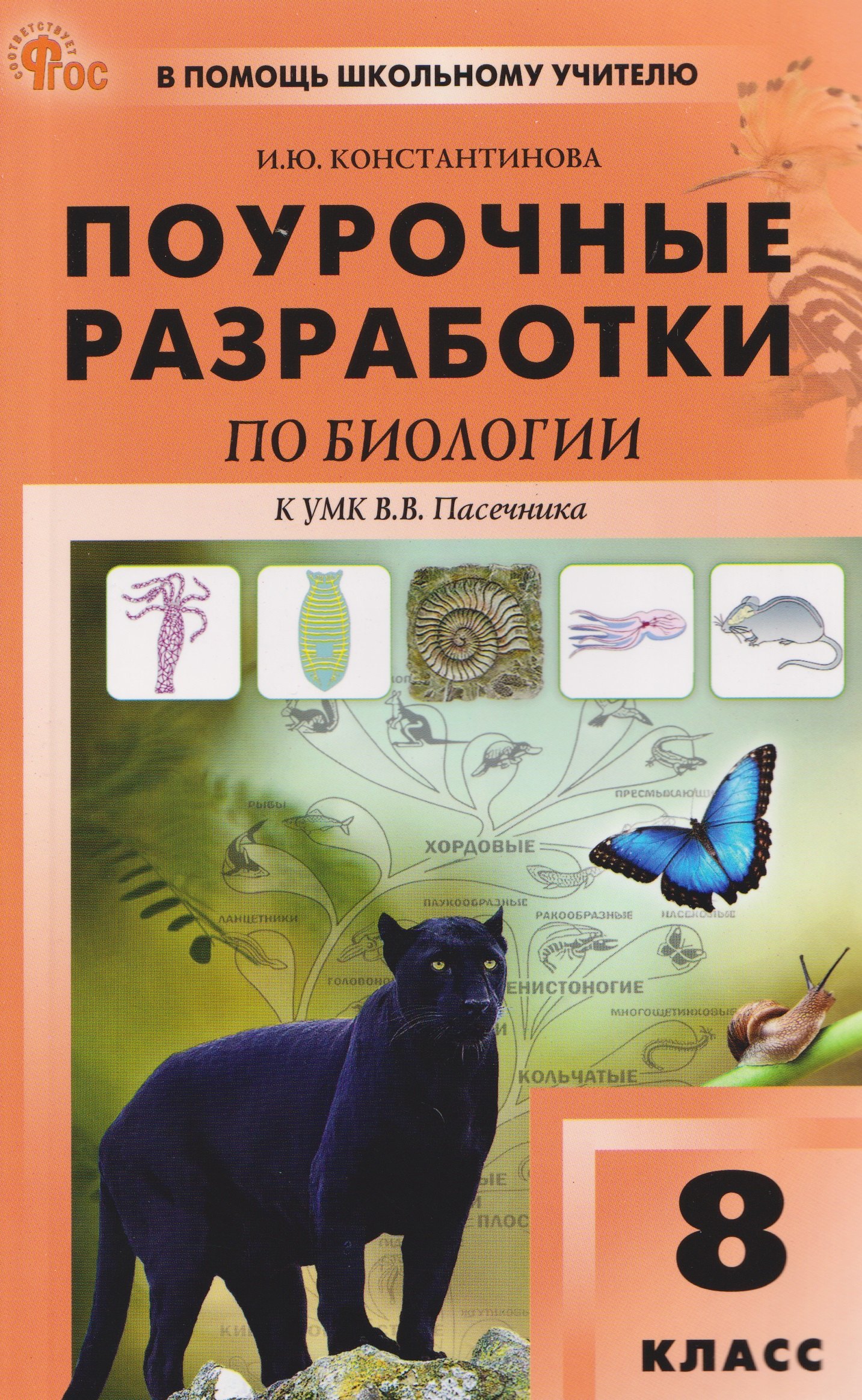 

Биология. 8 класс. Поурочные разработки к УМК В.В. Пасечника