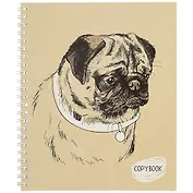 Тетрадь в клетку Listoff, Sketch dog, 48 листов, в ассортименте