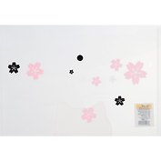 Папка-конверт на кнопке "Sakura cat", А4