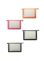 Папка для тетрадей А4 молния сверху, жест.пластик, Канцбург