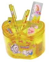 Набор канцелярский (ручка шар.автом., карандаш мех.0,5мм, секц.ластик) блист., ассорти, WINX