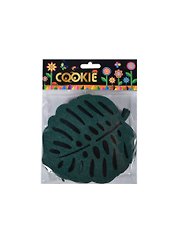 Подставки войлочные Монстера (6 шт.) темно-зеленые (002352)