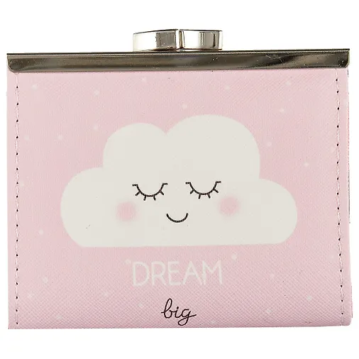 Кошелек с застёжкой Облачко Dream big (PU) (10×9) (блистер) (12-11592-ZY-7) - 0