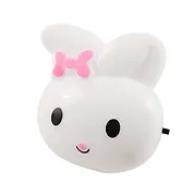 Ночник Кролик (220V) (пластик) (8х8) (блистер) (12-18233-150)