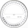 Транспортир 10 см, Koh-I-Noor