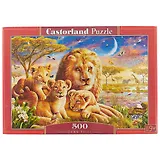 Пазл Castorland 500 эл. 47*33см. Семья львов B-52134