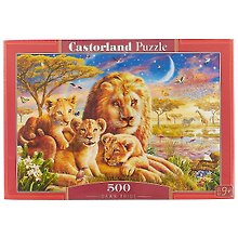 Пазл «Семья львов» 500 элементов, Castorland