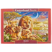 Пазл Castorland 500 эл. 47*33см. Семья львов B-52134