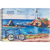 Альбом для рисования Listoff, "У моря", А4, 40 листов, на гребне