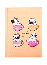 Записная книжка «Веселый песик» А6, 48 листов в линейку, Listoff