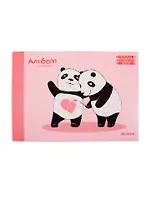 Альбом для рисования Unnika, "Влюбленные панды", А4, 20 листов, на склейке