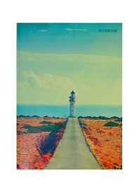 Книга для записей А4 100л кл. "Дорога к маяку" 7БЦ, глянц.ламинация