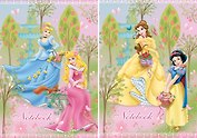 Записная книжка 48л А6 кл. "Принцессы" выб.УФлак, ассорти, Disney