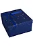 Коробка подарочная "Синий бант" 17*17*17см. картон - 0