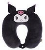 Подушка на шею с кнопкой, (30х30 см), (серый), Sanrio