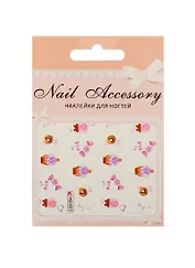 Наклейки декоративные на ногти 1, Кексы 1 7*10см