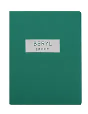 Тетрадь 48л кл. "Beryl Green" мел.картон, печ.пантон, ламинация soft touch