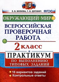 Всероссийская проверочная работа. Окружающий мир. 2 класс. Практикум по выполнению типовых заданий