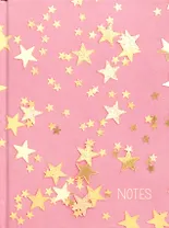 Записная книжка А6 64л кл. "In dream. 5" 7БЦ, мат.ламинация, выб.лак, блестки «Золото»