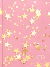 Записная книжка А6 64л кл. "In dream. 5" 7БЦ, мат.ламинация, выб.лак, блестки «Золото»