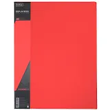 Папка 40ф А4 "STANDARD" пластик 0,6мм, красная