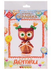 Совушка Кукла-перловка Набор для создания игрушки из фетра (ПФД-1060) (Детки) (упаковка)