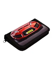 Пенал школьный 1отд. "Красное авто" 19*11см, лам.картон, Silwerhof