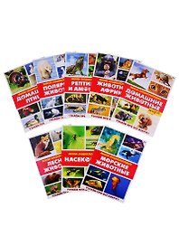 Мир животных. Мини-энциклопедии (комплект из 8 книг)