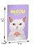 Записная книжка «Meow» А6+, 24 листа в клетку, сшивка, Languo, в ассортименте - 1
