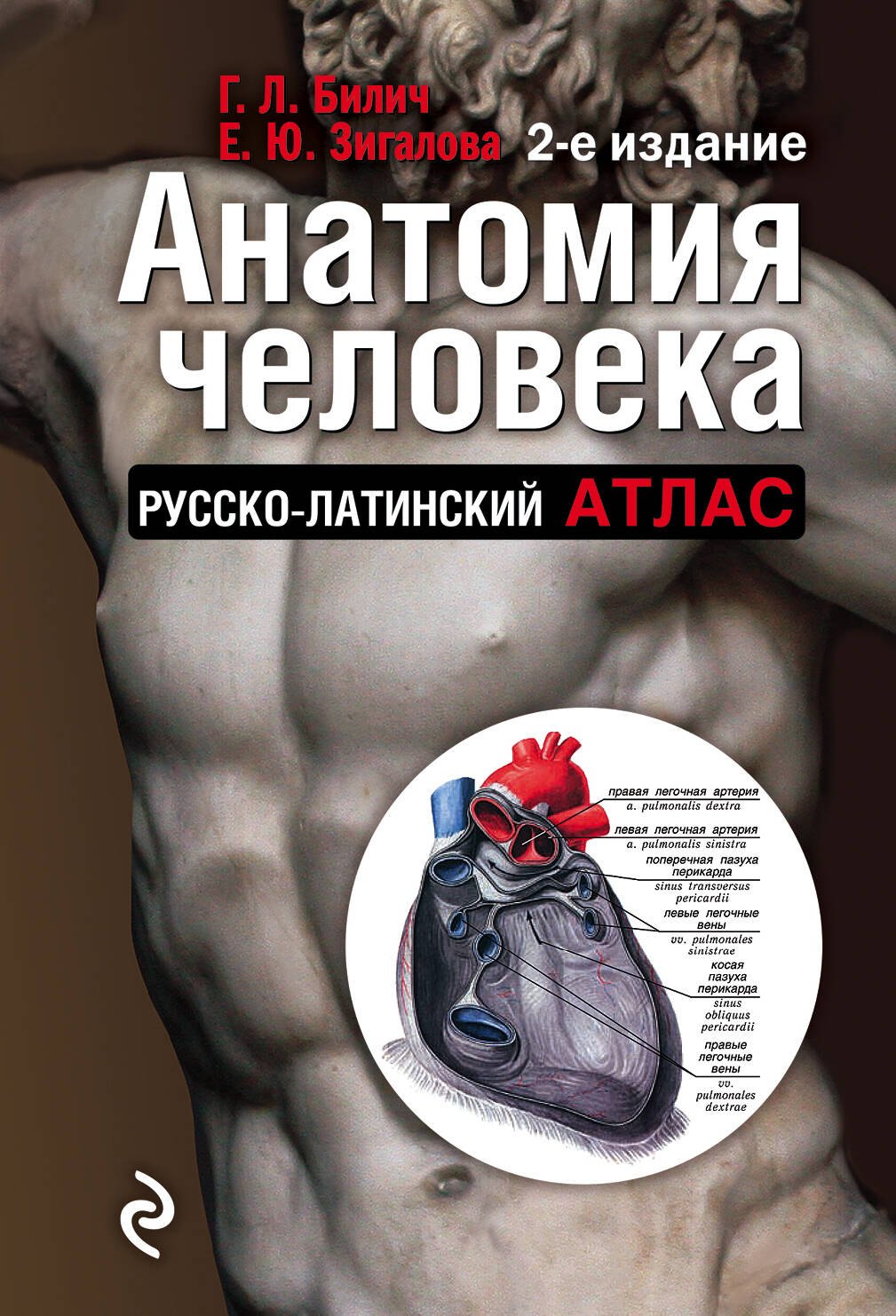 Атласы анатомии. Медико-биологические дисциплины Анатомия человека:рус-лат.атл.2-е изд