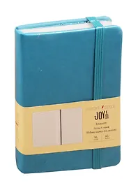 Записная книжка «Бирюзовое море» А6, 96 листов в линейку, экокожа, Joy Book
