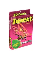 Конструктор 3D пл. картон Насекомые микс (292783) (18х11) (3D Puzzle) (коробка)