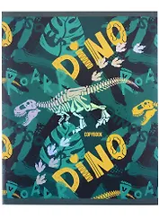 Тетрадь в клетку Listoff, "Динозавры", 48 листов, в ассортименте