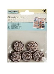 Набор для творчества, Бусины Craft Deco цветок орнамент 5шт, 2см