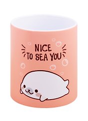 Кружка Белек Nice to sea you (керамика) (330мл) (коробка)