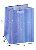 Пакет А5 23*18*10 "Rainy dots" нейтр., бум.мат.ламинат  - 1