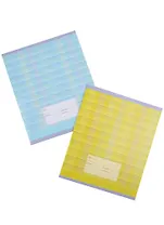 Тетрадь в клетку Unnika, "Разноцветная клетка (орнамент)", 12 листов, в ассортименте