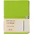 Записная книжка А6 100л лин. "LITE BOOK. Салатовый" иск.кожа, интегр.переплет, скругл.углы, ляссе, поперечн.резинка, инд.уп. - 0