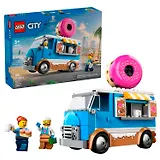 60452 Конструктор детский LEGO City Фургон с пончиками, 196 деталей, возраст 5+