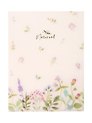 Блокнот А6 80л кл. "Premium. NATURAL FLOWERS" пласт.обл., спираль, офсет 80г/м2