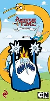 Adventure time Закладка фигурная Снежный король