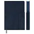 Ежедневник дат. 2026г. А5 176л "Тиволи глосс" синий, кожзам, тв.переплет, блинт.тиснение, офсет, справ.мат-лы, закругл.углы, 2 ляссе, инд.уп - 1
