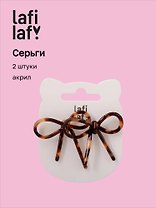 Сережки «Бантики», 2 штуки, акрил, Lafilaf
